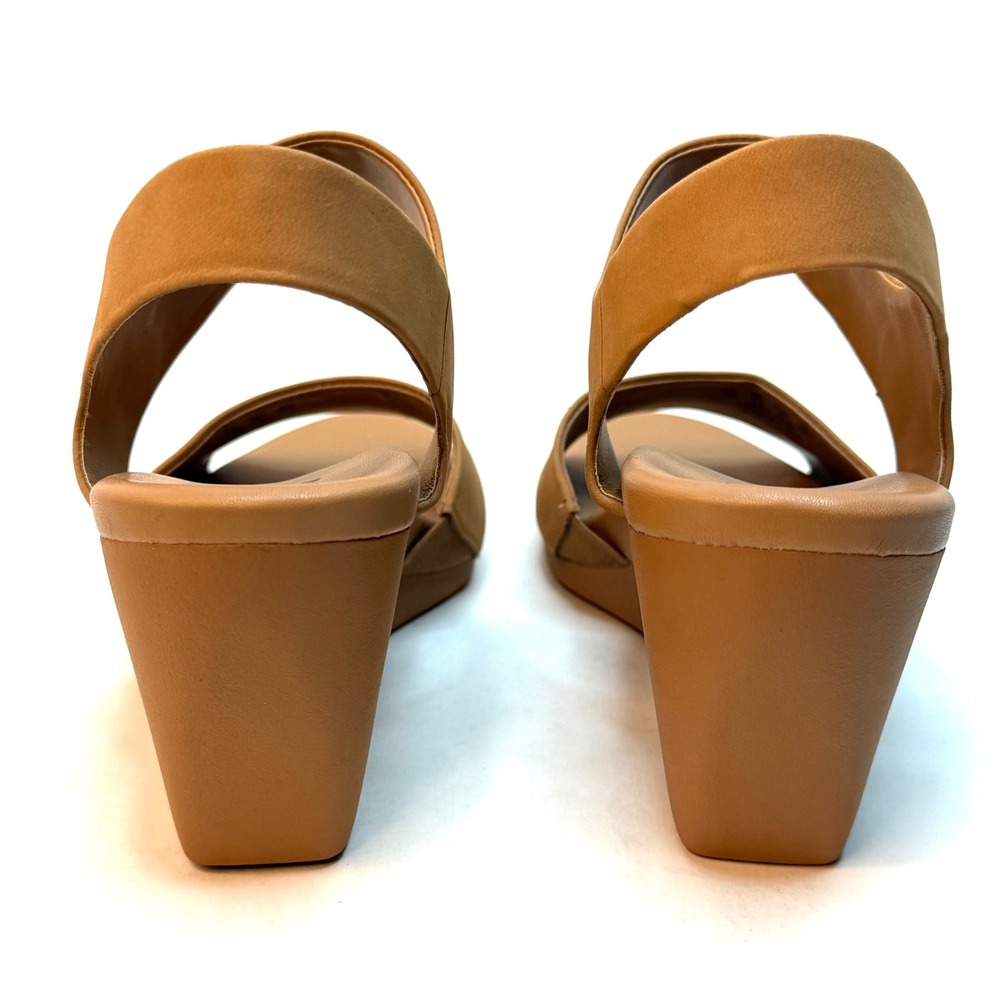 Naturalizer Women's Imani Open Round Toe Wedge Sandals Cookie Dough 9M NWT/BOX - Picture 5 of 10